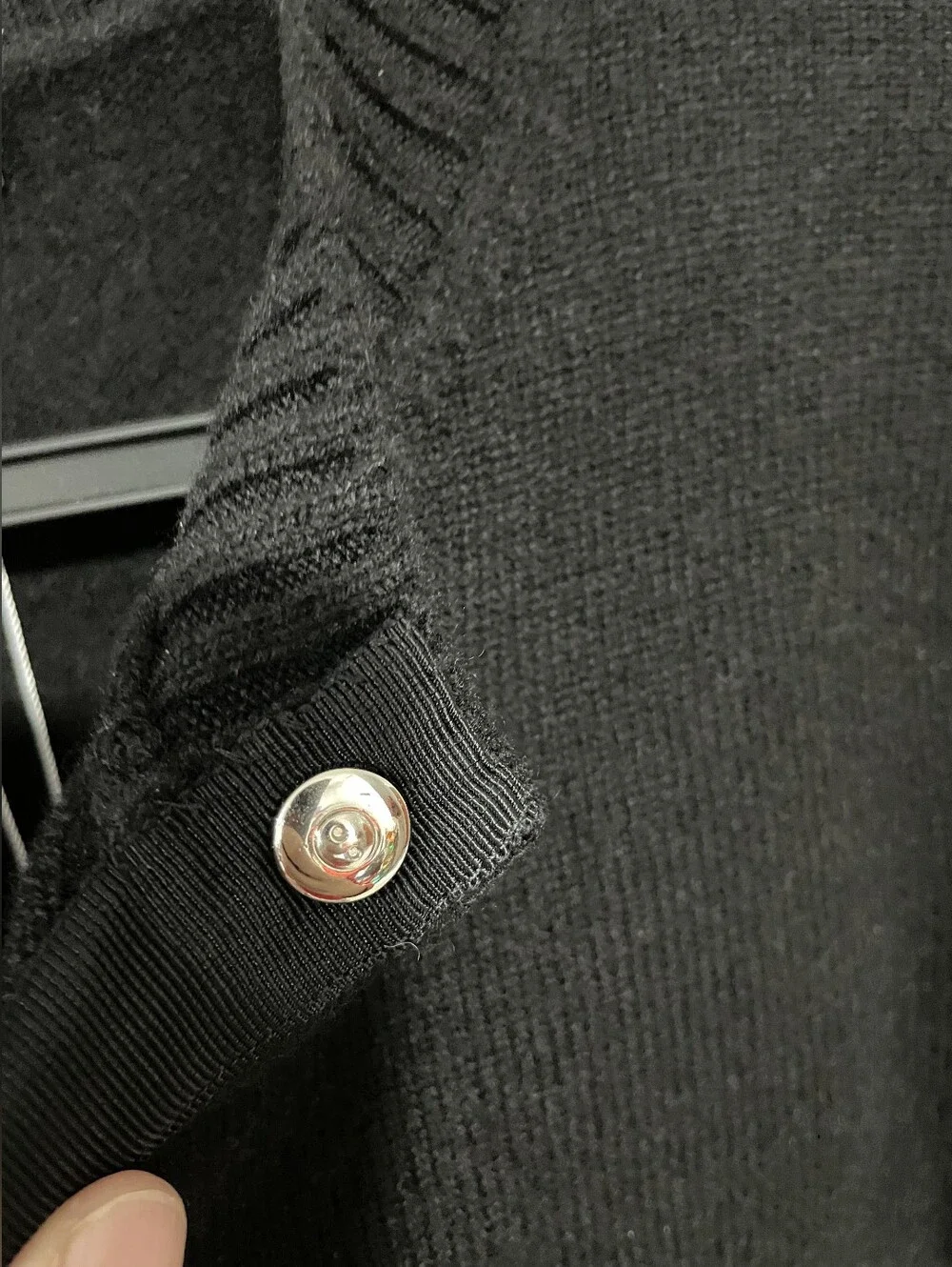 Chanel Black Knit Cropped Cardigan